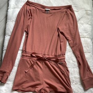 Bombshell rib jumpsuit